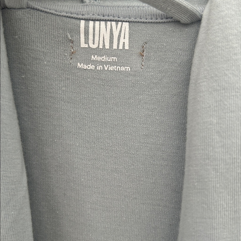 Lunya tranquil blue slumberknit maxi robe - Picture 4 of 8